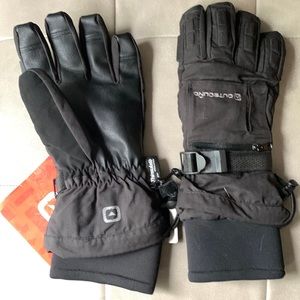 Men’s Black Performance Winter Ski Gloves Small Canadian Tire